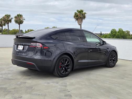 Gray 2024 Tesla Model X Plaid