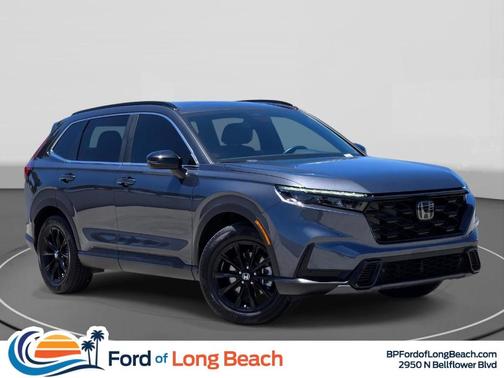 Gray 2024 Honda CR-V Hybrid Sport-L