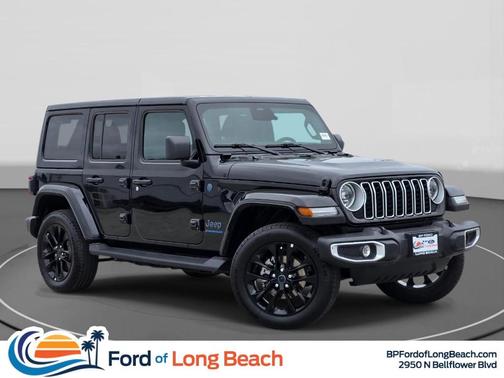 Black Clearcoat 2025 Jeep Wrangler 4xe Sahara