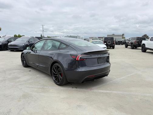 Gray 2024 Tesla Model 3 Performance