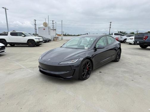 Gray 2024 Tesla Model 3 Performance