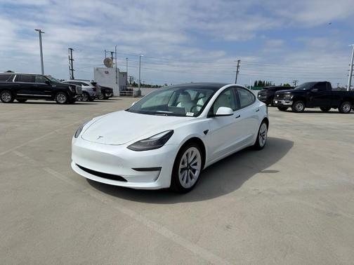 White 2023 Tesla Model 3 Base