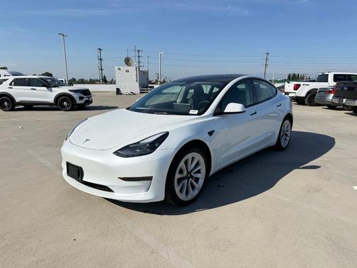 White 2023 Tesla Model 3 Base