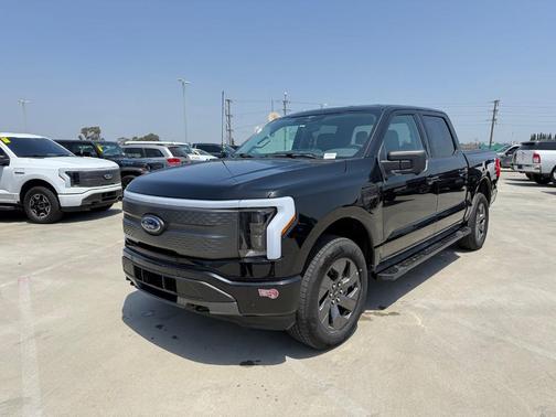 Black Metallic 2023 Ford F-150 Lightning XLT