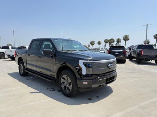 Black Metallic 2023 Ford F-150 Lightning XLT