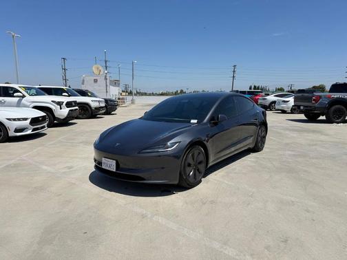 Gray 2025 Tesla Model 3 Long Range
