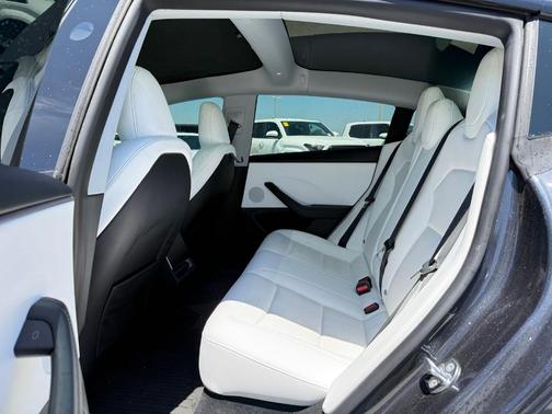 Gray 2025 Tesla Model 3 Long Range