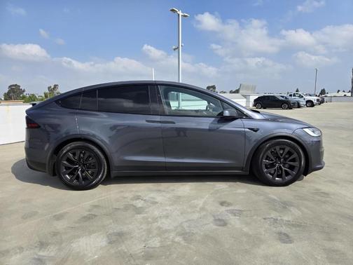 Gray 2022 Tesla Model X Plaid