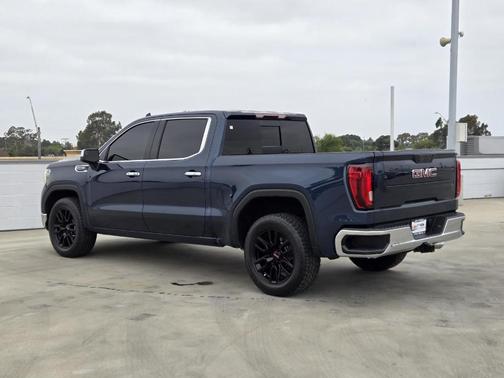 Pacific Blue Metallic 2021 GMC Sierra 1500 SLT