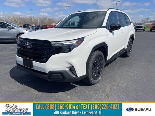 Crystal White Pearl 2026 Subaru Forester Sport