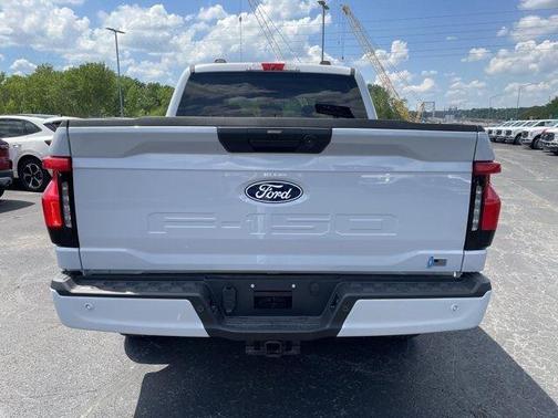Space White Metallic 2025 Ford F-150 Lightning Flash