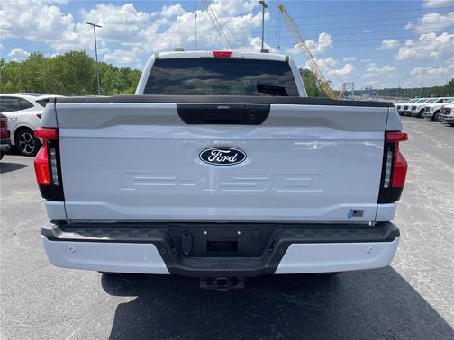 Space White Metallic 2025 Ford F-150 Lightning Flash