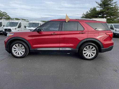 Red Metallic 2022 Ford Explorer Limited