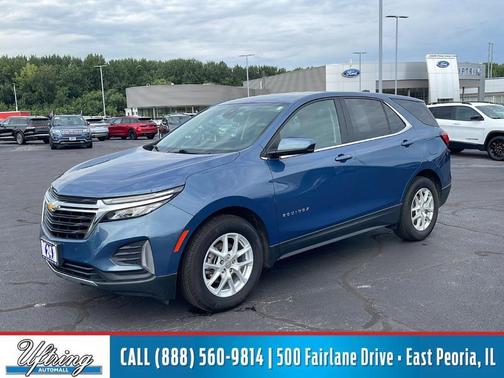 Lakeshore Blue Metallic 2024 Chevrolet Equinox LT