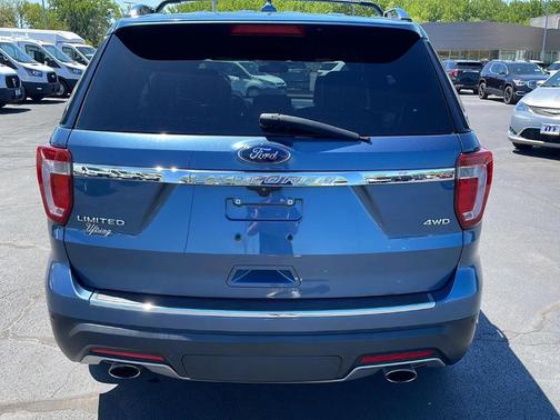 Blue 2018 Ford Explorer Limited