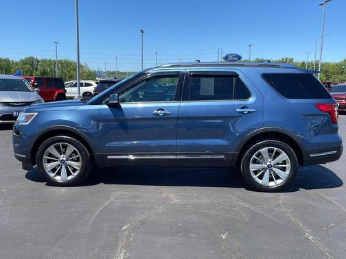 Blue 2018 Ford Explorer Limited