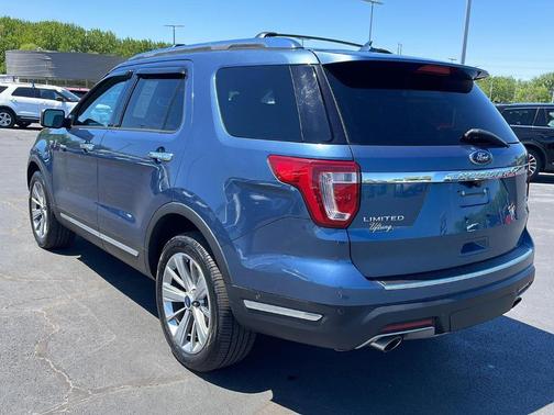 Blue 2018 Ford Explorer Limited