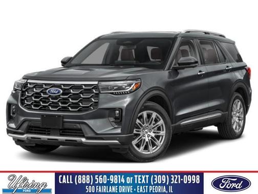 Star White 2026 Ford Explorer Platinum