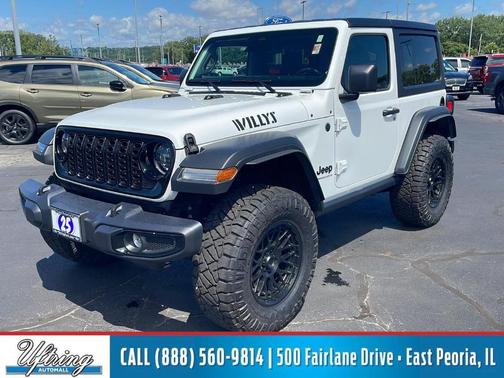 Bright White Clearcoat 2025 Jeep Wrangler Sport