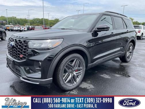 Agate Black Metallic 2026 Ford Explorer ST