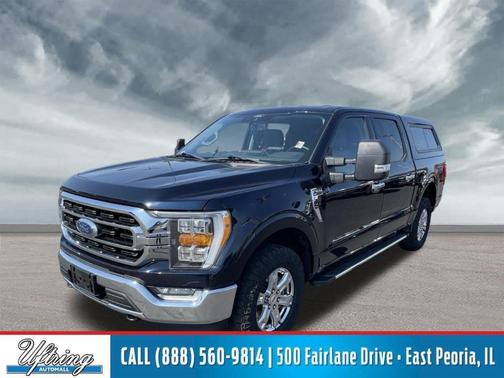 Blue 2022 Ford F-150 XLT