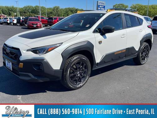 Crystal White Pearl 2024 Subaru Crosstrek Wilderness