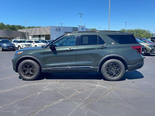 Forged Green Metallic 2024 Ford Explorer Timberline
