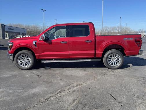 Rapid Red Metallic Tinted Clearcoat 2025 Ford F-150 Lariat