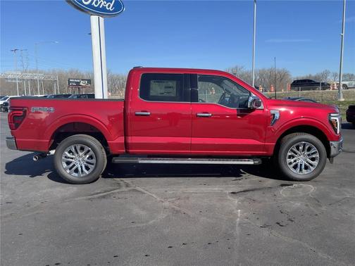 Rapid Red Metallic Tinted Clearcoat 2025 Ford F-150 Lariat