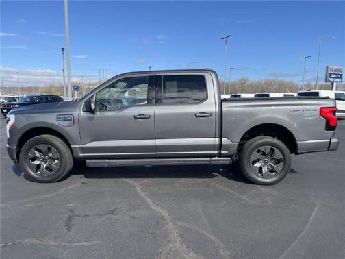 Carbonized Gray 2025 Ford F-150 Lightning Flash