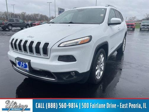 Bright White Clearcoat 2015 Jeep Cherokee Limited
