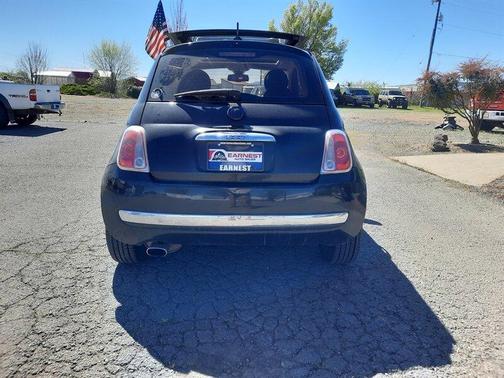 Black 2012 FIAT 500 Lounge