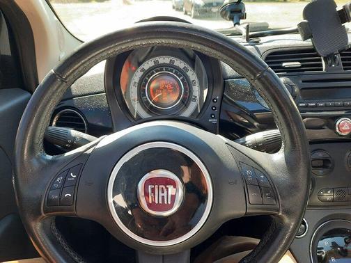 Black 2012 FIAT 500 Lounge