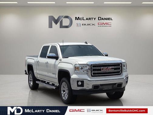 White Diamond Tricoat 2015 GMC Sierra 1500 SLT