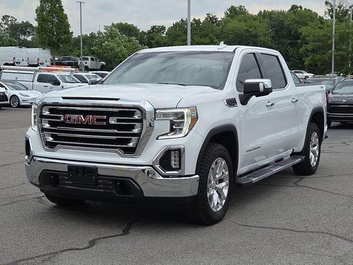 Summit White 2021 GMC Sierra 1500 SLT