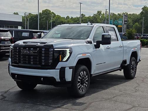 Glacier White Tricoat 2026 GMC Sierra 2500 Denali Ultimate