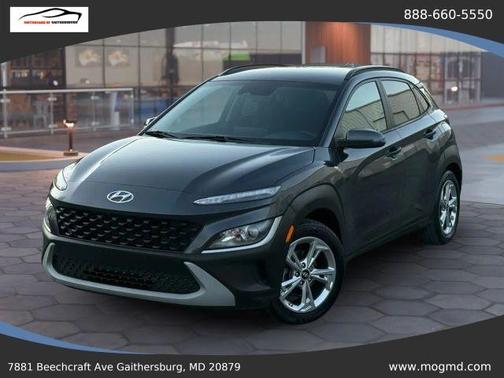 Gray 2022 Hyundai KONA SEL