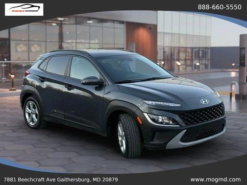 Gray 2022 Hyundai KONA SEL