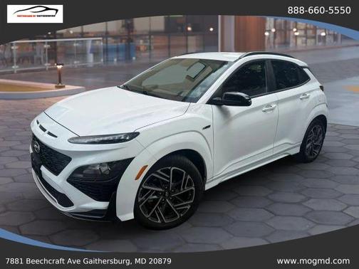 White 2022 Hyundai KONA N Line