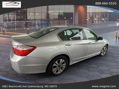 Silver 2013 Honda Accord LX