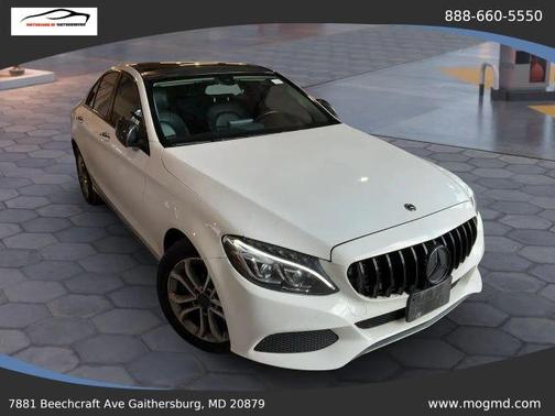 White 2017 Mercedes-Benz C-Class C 300 4MATIC