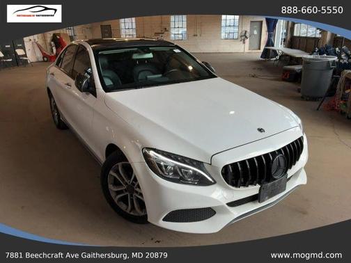 White 2017 Mercedes-Benz C-Class C 300 4MATIC