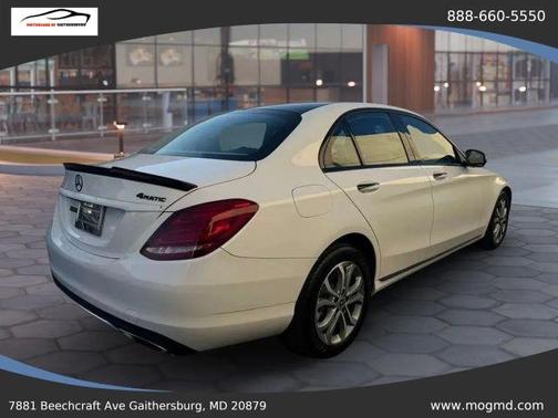 White 2017 Mercedes-Benz C-Class C 300 4MATIC