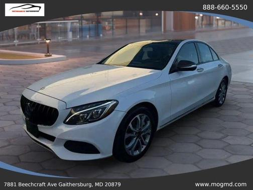 White 2017 Mercedes-Benz C-Class C 300 4MATIC