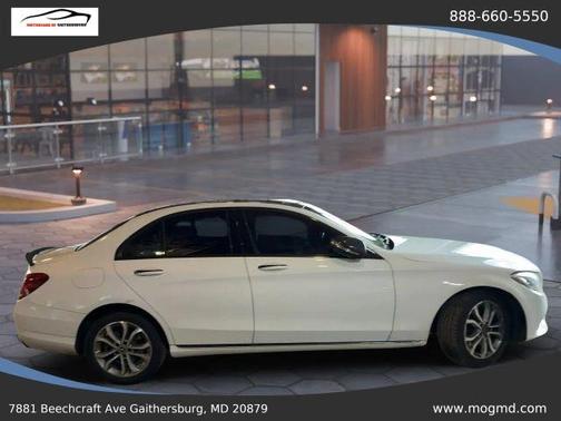 White 2017 Mercedes-Benz C-Class C 300 4MATIC