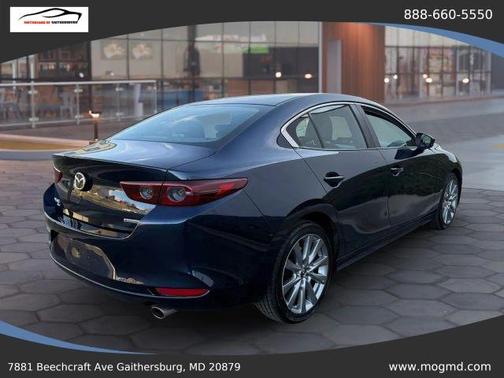 Deep Crystal Blue Mica 2021 Mazda Mazda3 AWD w/Select Package