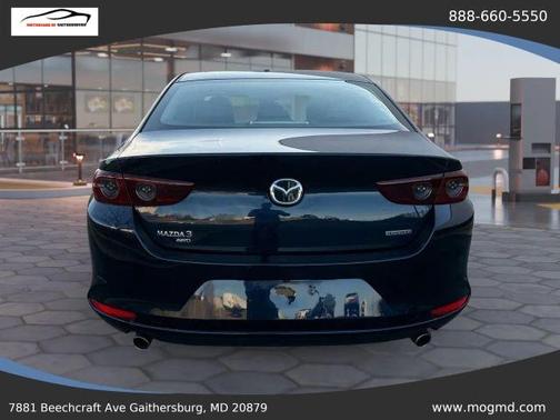 Deep Crystal Blue Mica 2021 Mazda Mazda3 AWD w/Select Package