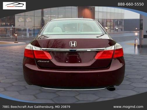 Burgundy 2015 Honda Accord EX