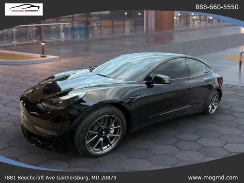 Black 2021 Tesla Model 3 Standard Range Plus