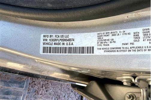 2025 RAM 1500 Rebel Crew Cab 4x4 57' Box